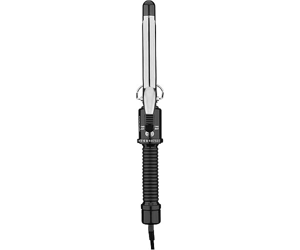 Conair Curling Iron for Short to Medium Hair, 3/4-Inch Barrel, Black and Silver