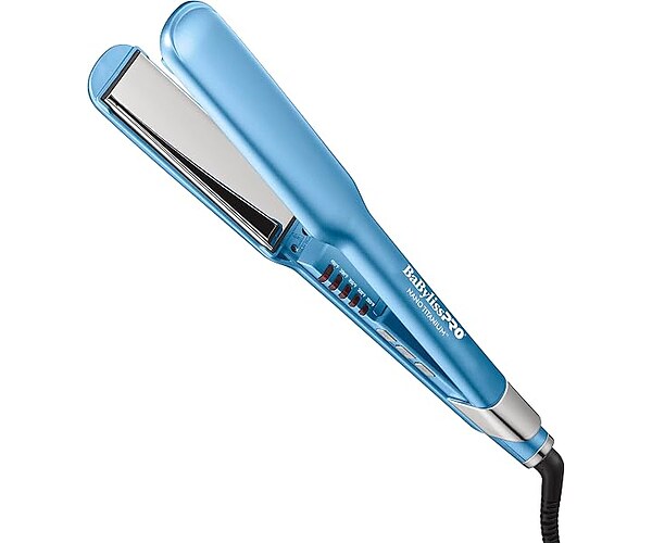 BabylissPRO Nano Titanium Ultra-Sleek Hair Straightener, Flat Iron for All Hair Types