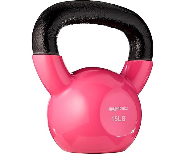 Amazon Basics Vinyl Kettlebell