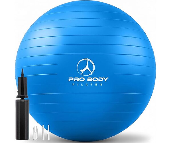 ProBody Pilates Yoga Ball, Gym Grade Exercise Ball, Sizes 45 to 85 cm
