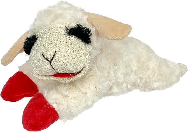 Multipet Lamb Chop Dog Plush Toy 10 Inch