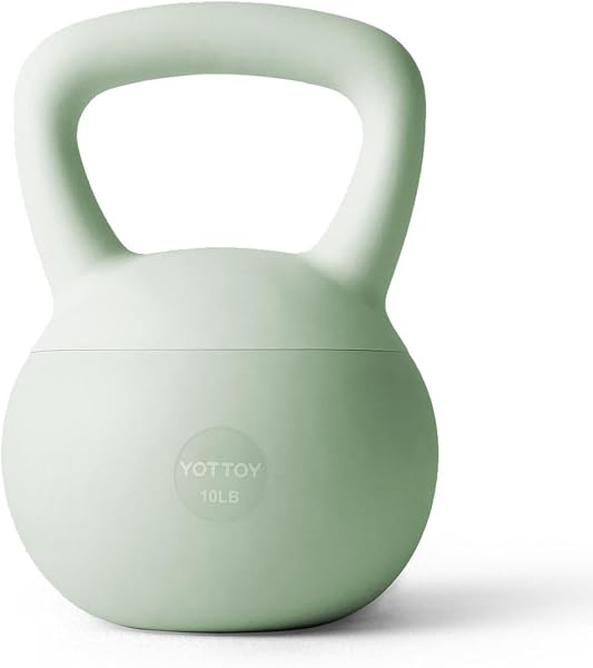 YOTTOY Soft Kettlebell with Anti-Slip Grip for Home Workouts