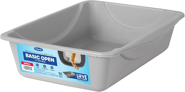 Petmate Basic Open Plastic Cat Litter Pan