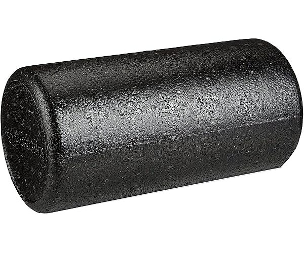Amazon Basics High-Density Round Foam Roller, Black