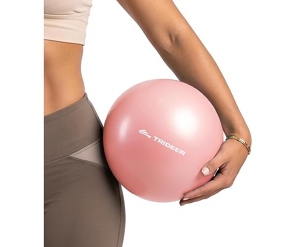 Trideer 9 Inch Pilates Ball with Inflation Straw, Small Exercise Yoga Ball