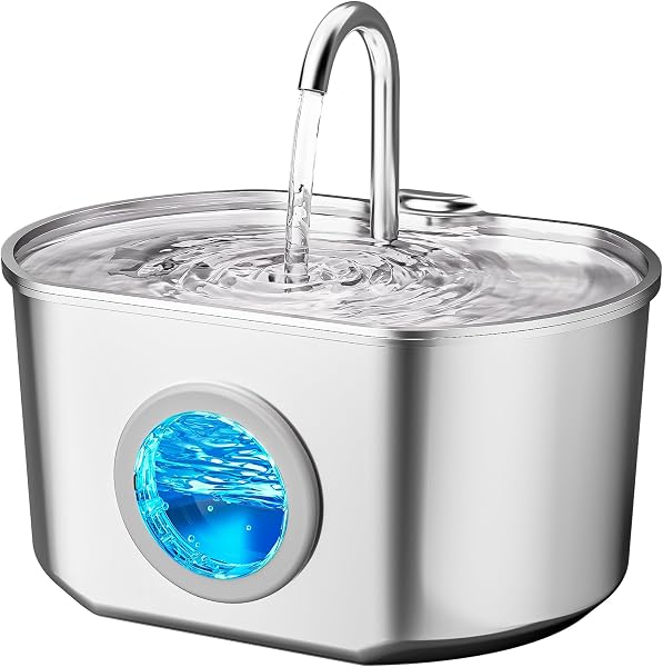 Neareal Stainless Steel Cat Water Fountain