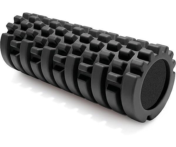 321 STRONG Patented 3-Zone Massage Roller, Medium Density for Exercise