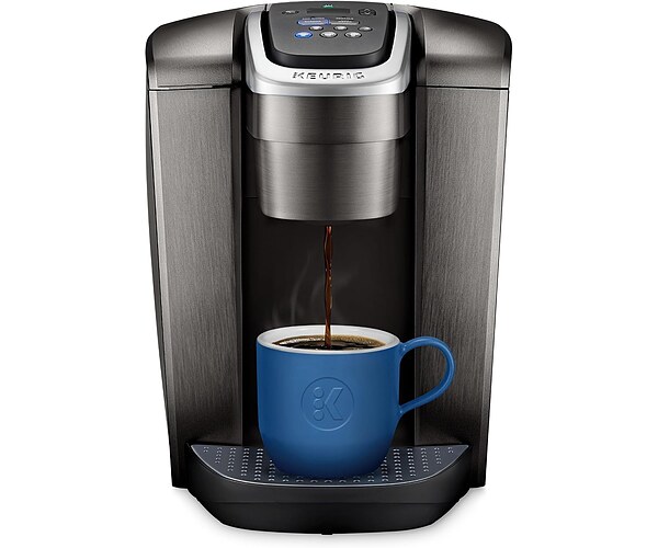 Keurig K-Elite Single Serve K-Cup Pod Coffee Maker, with Strength and Temperature Control, Iced Coffee Capability, 8 to 12oz Brew Size, Programmable, Brushed Slate