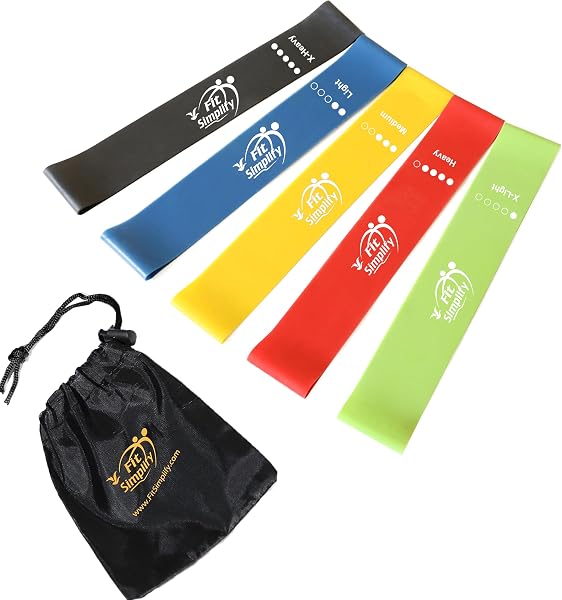Fit Simplify Resistance Loop Exercise Bands with...
