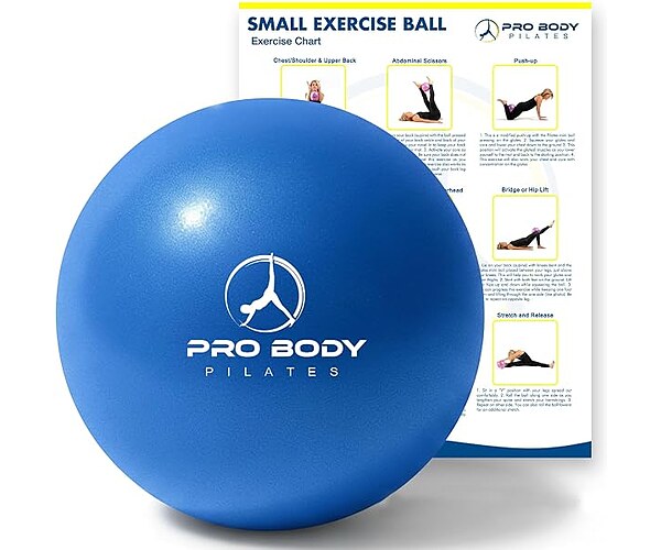 ProBody Pilates Ball Small, 9 Inch Anti-Burst Exercise Ball