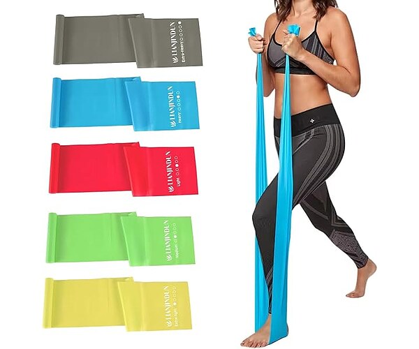 Lianjindun Resistance Bands for Working Out, Physical Therapy, Exercise, Pilates, Yoga